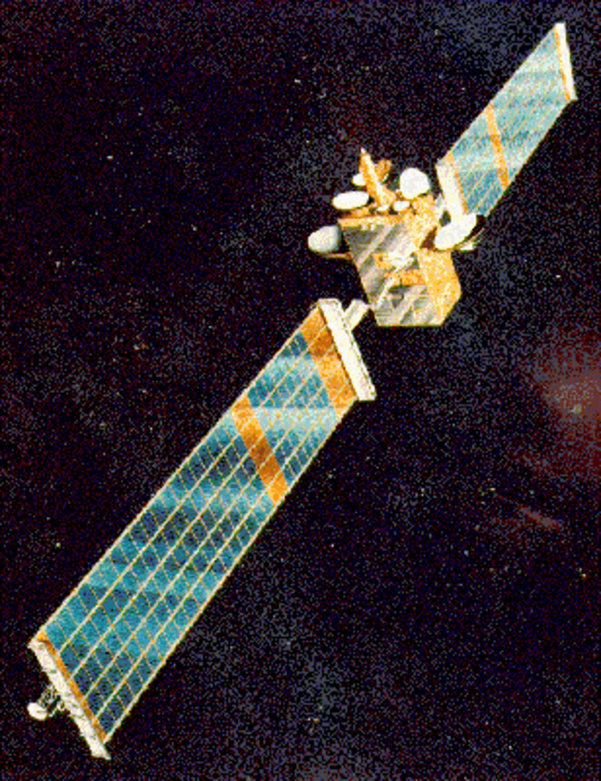 Artist's impression of Olympus in orbit