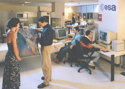 ESRIN: gli uffici di Envisat, il nuovo satellite dell'ESA per l'osservazione della Terra
