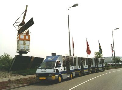 Space Train brengt bezoekers naar testruimtes