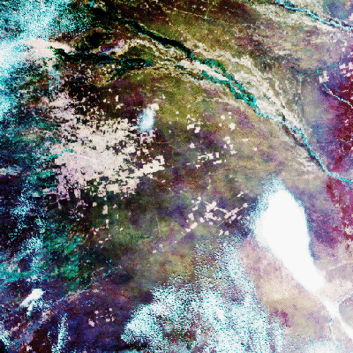 This image is a false colour composite