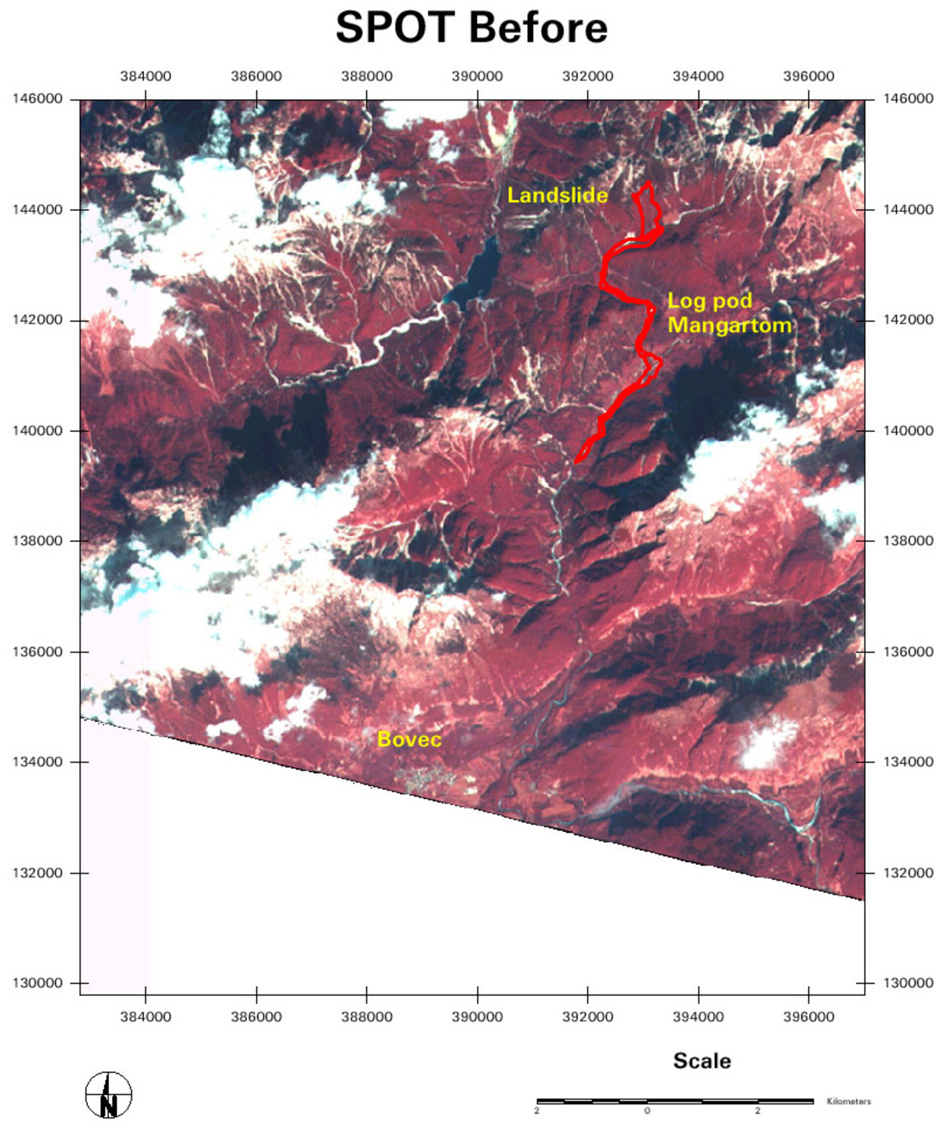 Landslide in Slovenia