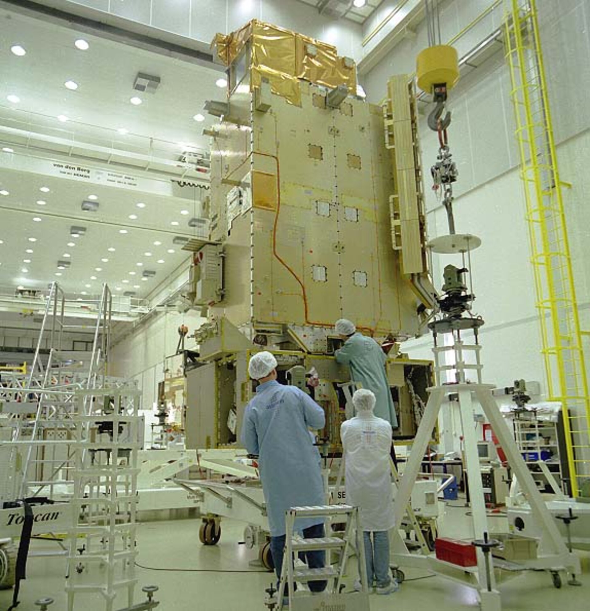 MetOp being prepared