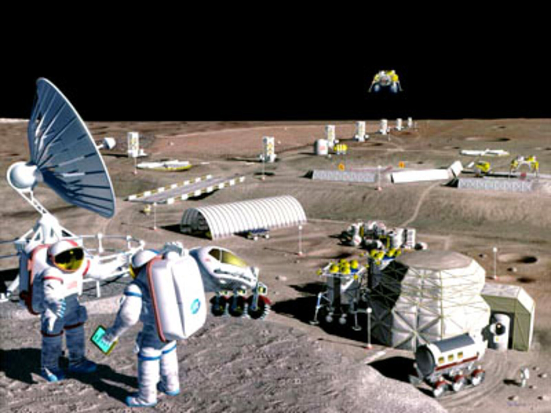 Travailler sur la Lune