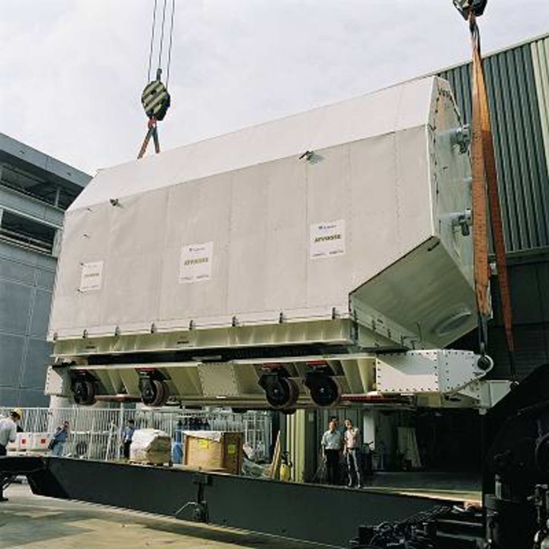 ATV arrives at ESA's Testing Centre