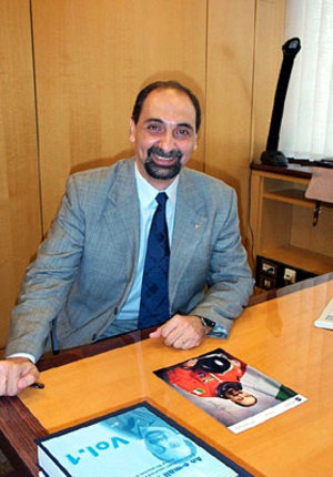 Umberto Guidoni at ESRIN