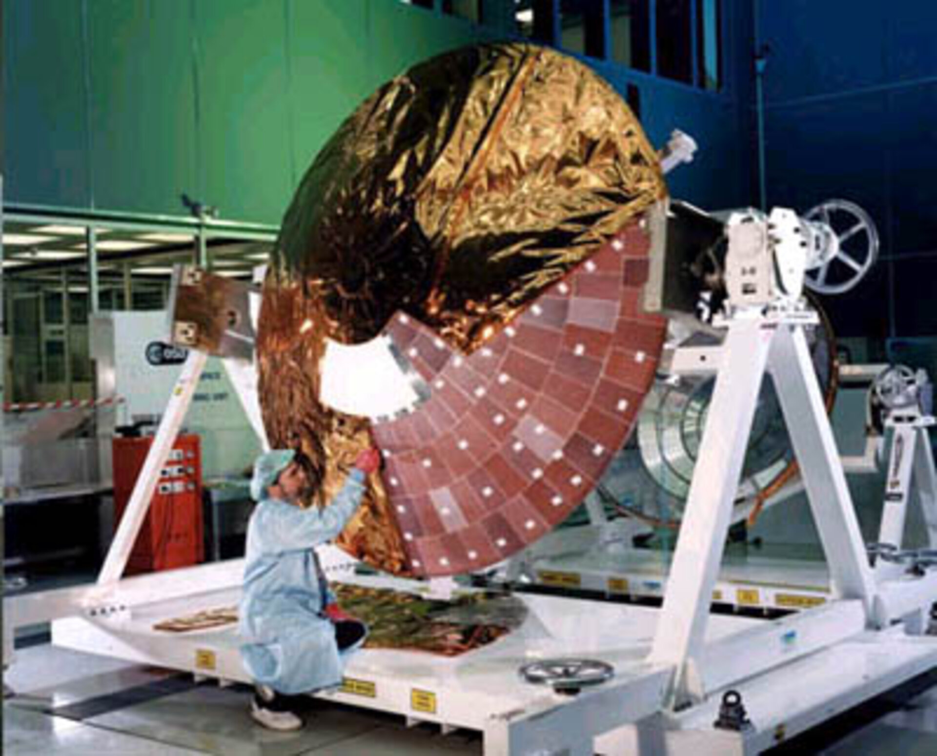 Huygens getting "dressed"