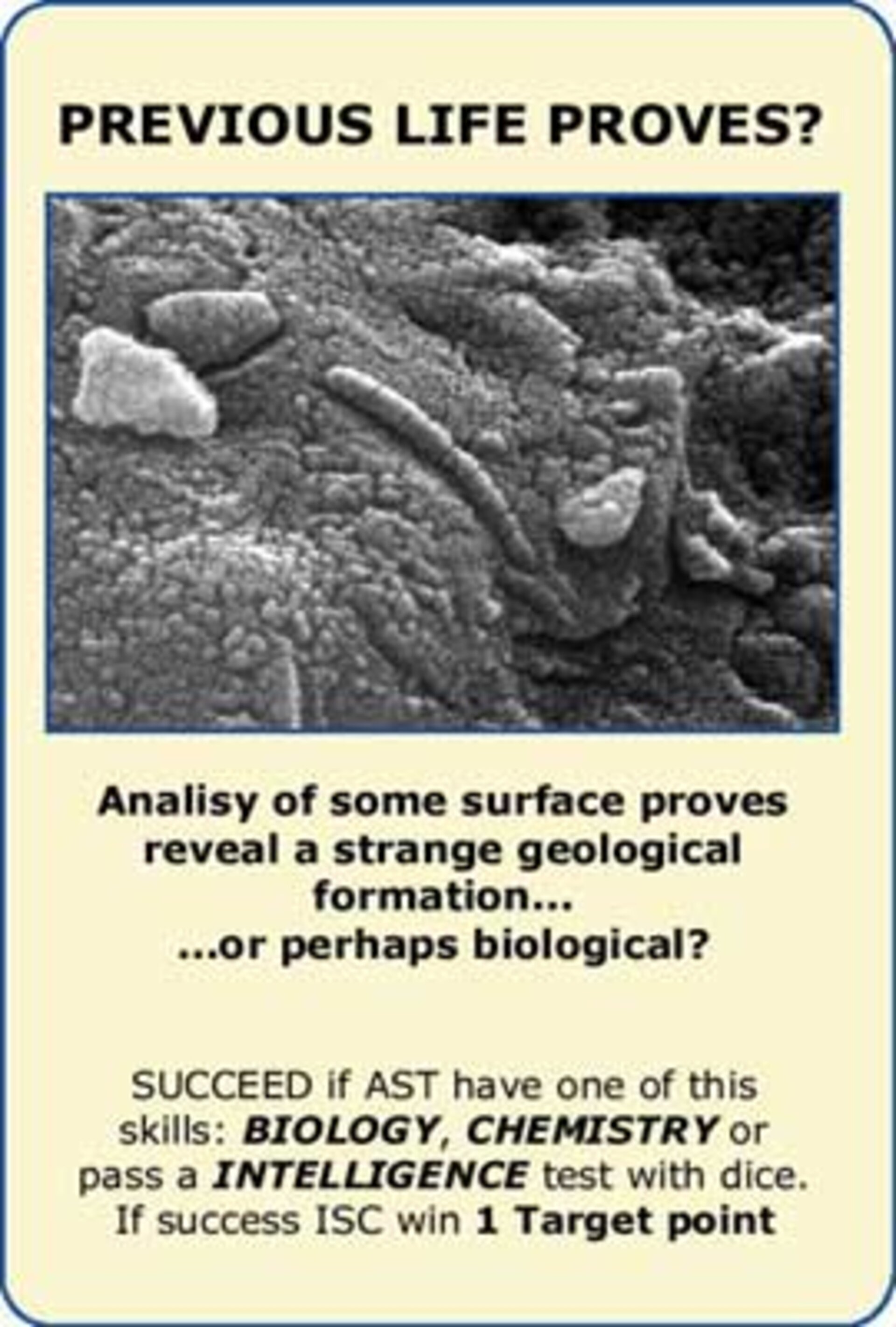 Previous life proves? card