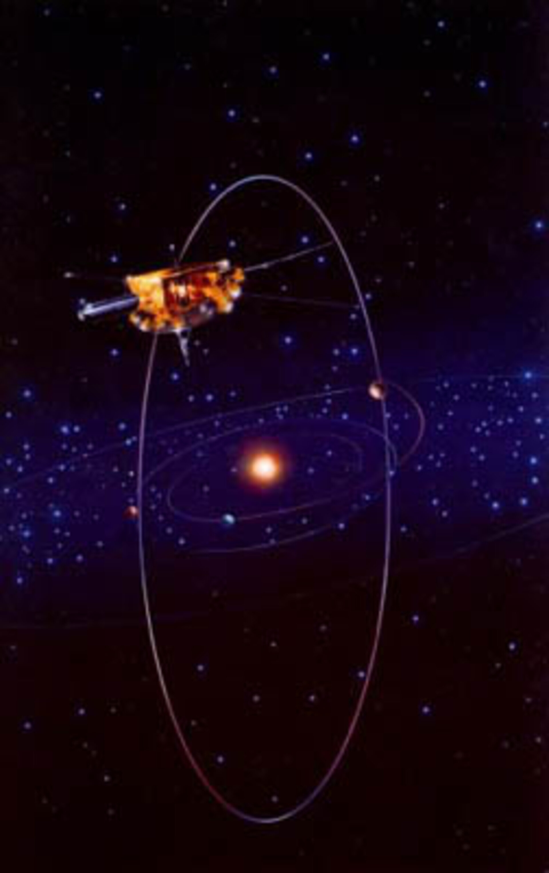 Artist's impression of the Ulysses spacecraft