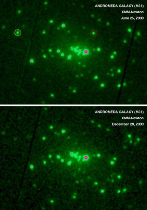X-ray images of the central region of the Andromeda galaxy (M31)