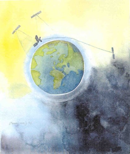 GPS radio signals on a tangential path to GRAS