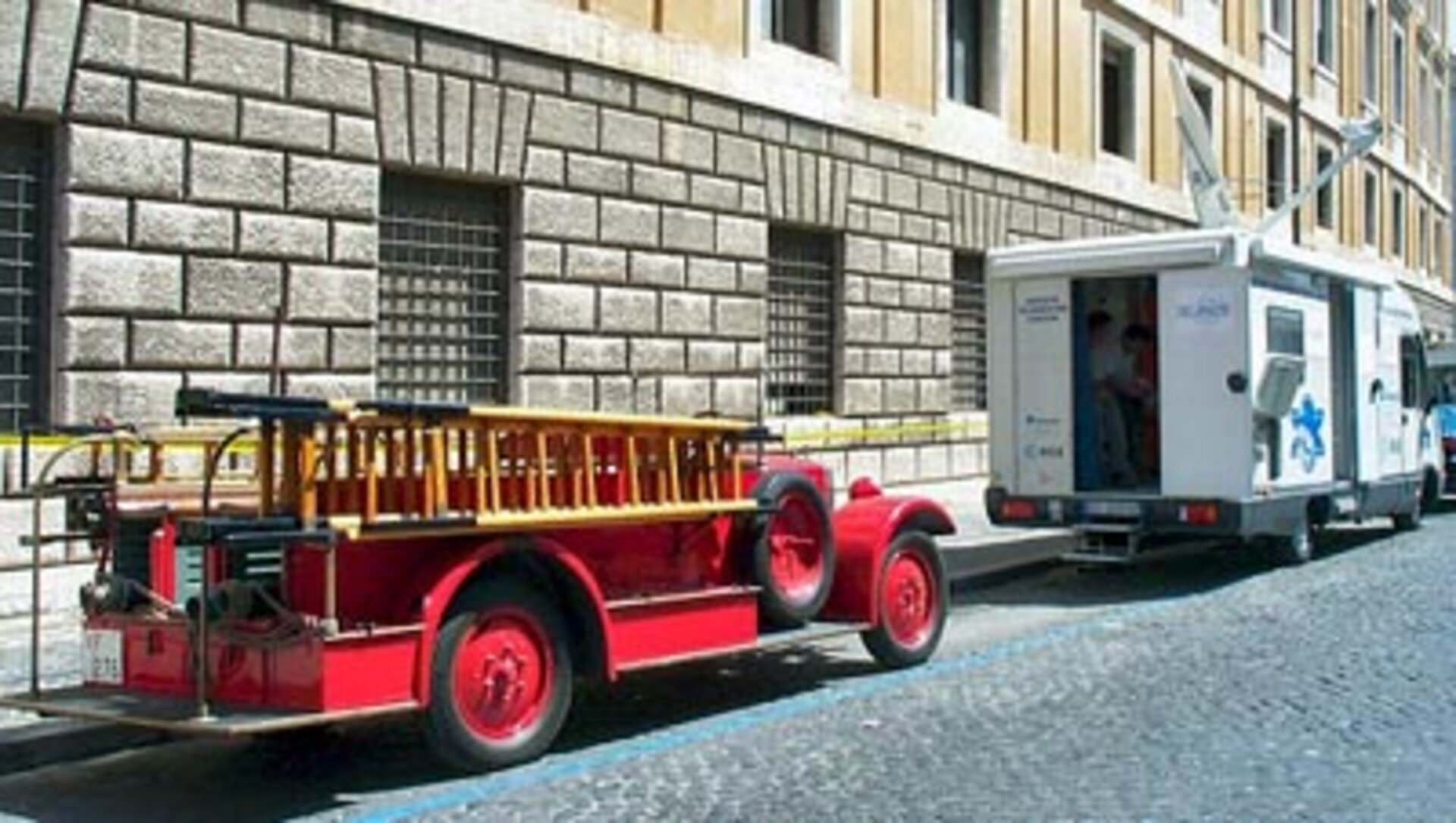 The old and the new in disaster-management vehicles