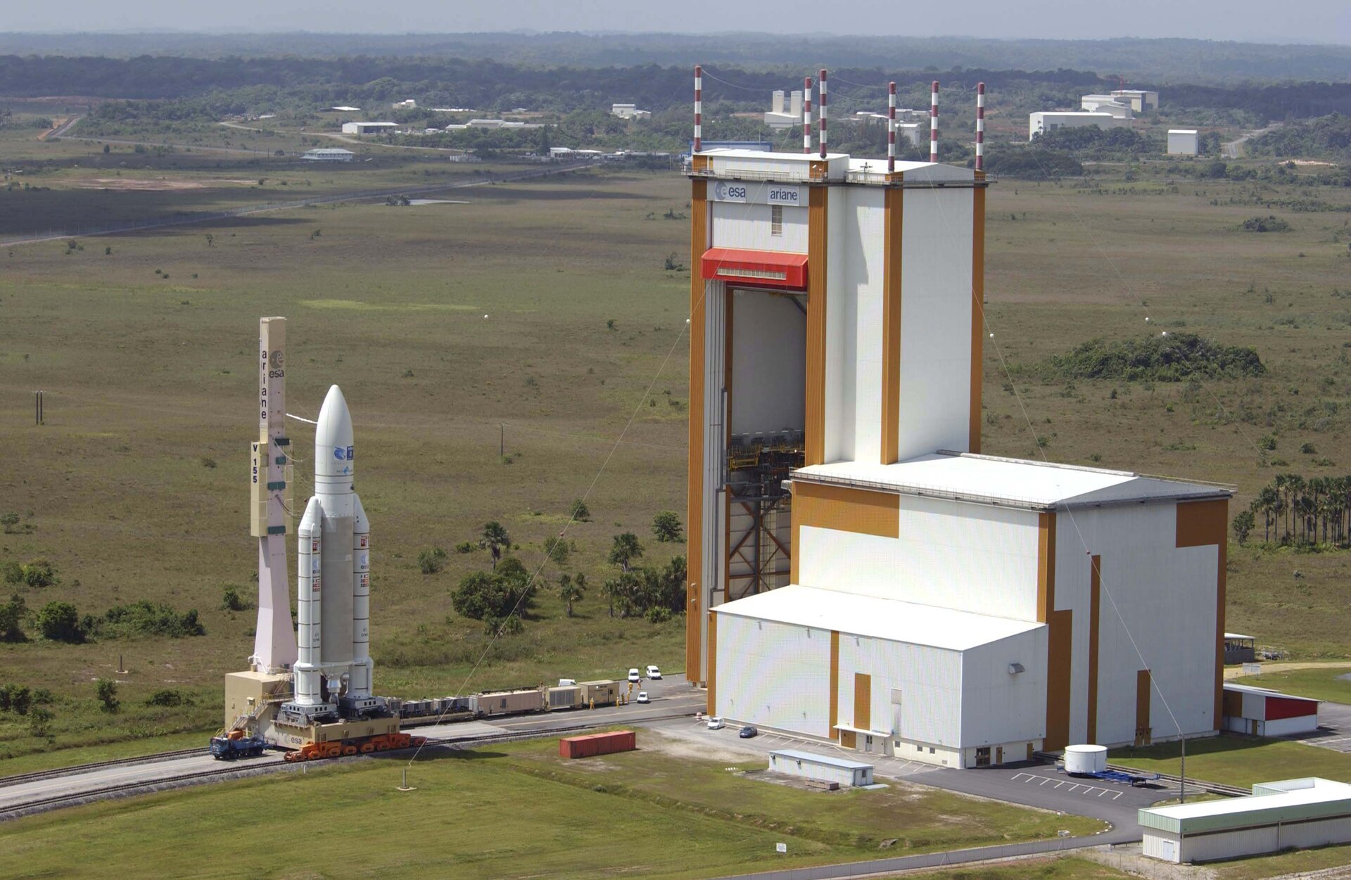 Transfer of the European launcher Ariane 5