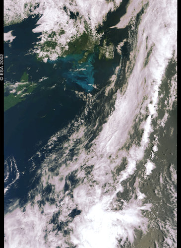 Eastern Canada - MERIS - 10 August 2002