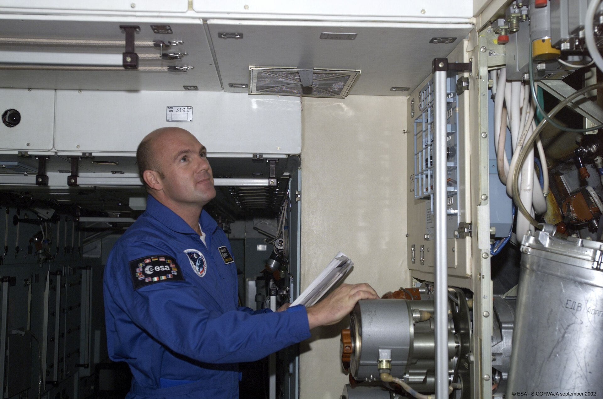 Andre Kuipers during training at Star City