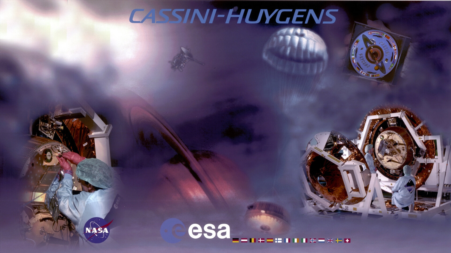 Cassini-Huygens exhibition wall 1