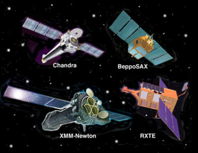 Different  X-ray observing spacecraft