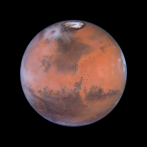 Mars at opposition (the Acidalia region)