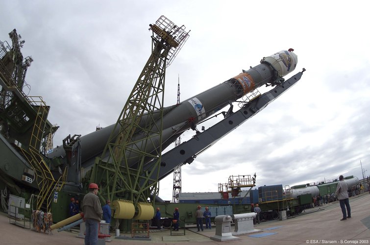 Soyuz/Fregat on the launch pad