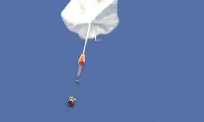 Ballon, gondel en model de lucht in