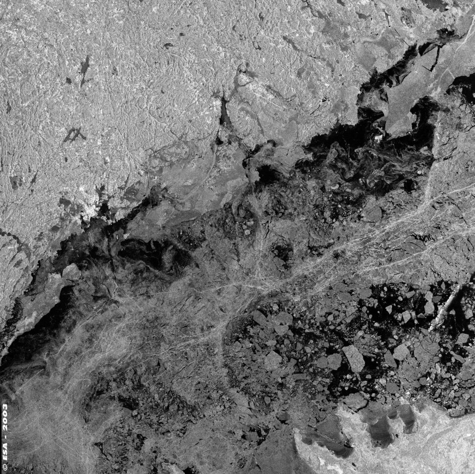 Satelliittikuvat paljastavat öljylautat.