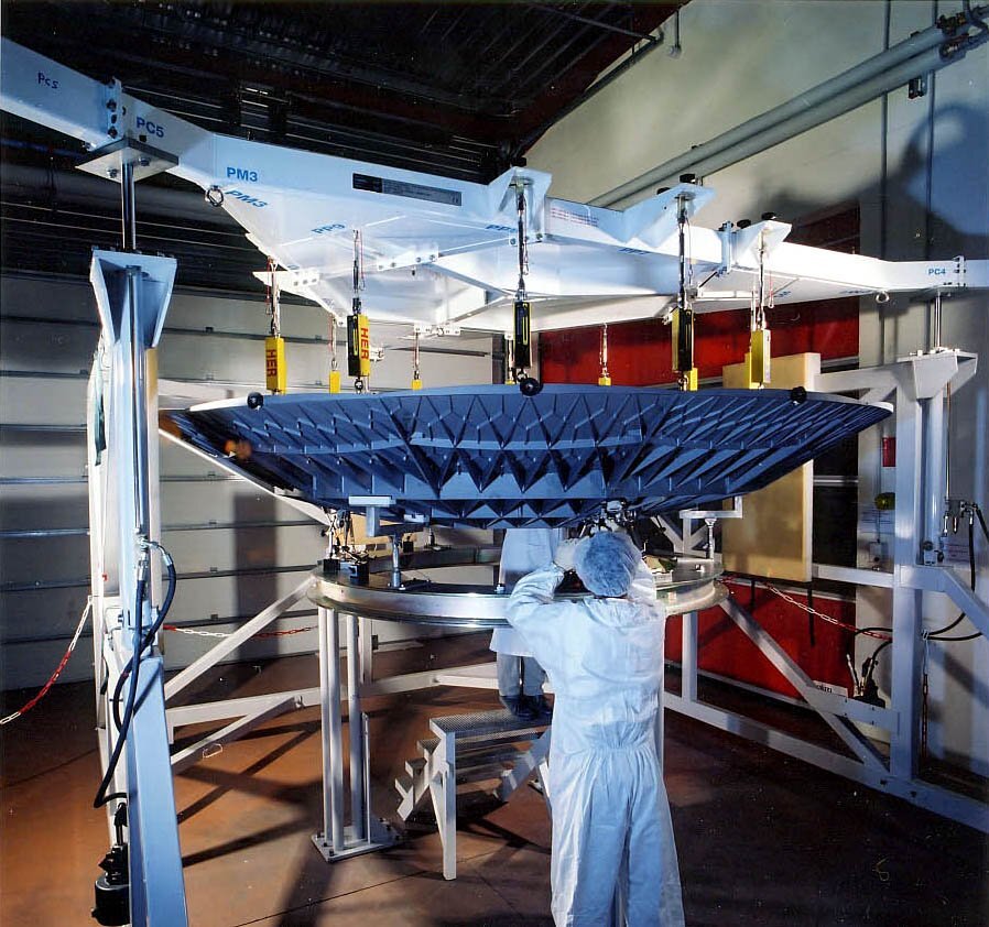 Le miroir d’Herschel après son brasage