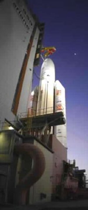Ariane 5, V160, is ready for lift off