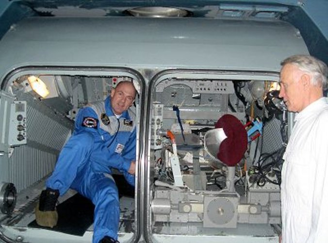 Climbing into the centrifuge