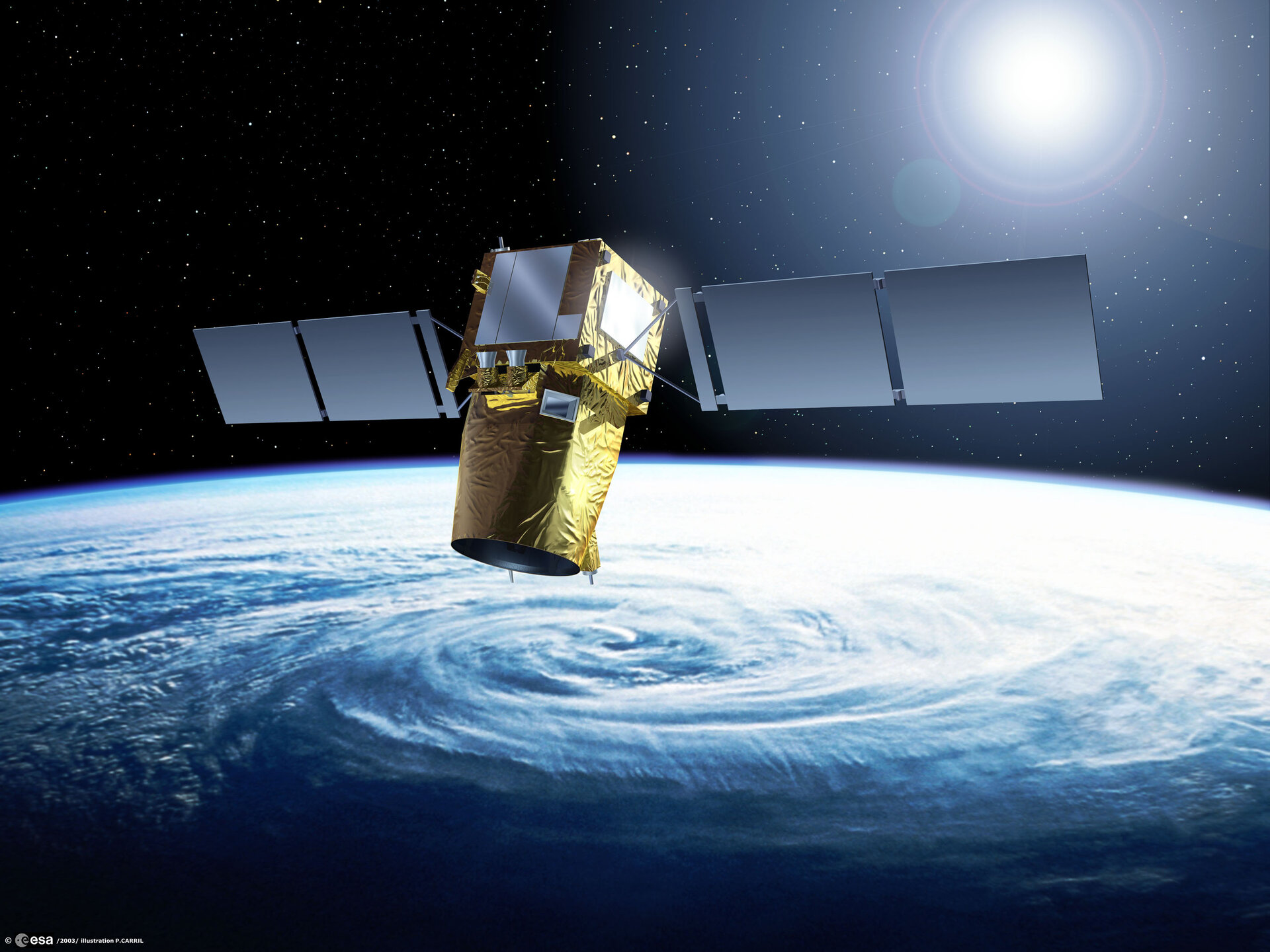 ADM-Aeolus artistic view