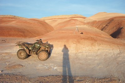 Op de blauwe lucht na zou dit de Rode Planeet kunnen zijn