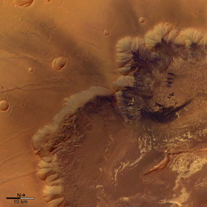 Colour image of Melas Chasma