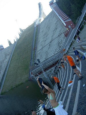 Simtur mot slutet av dagen