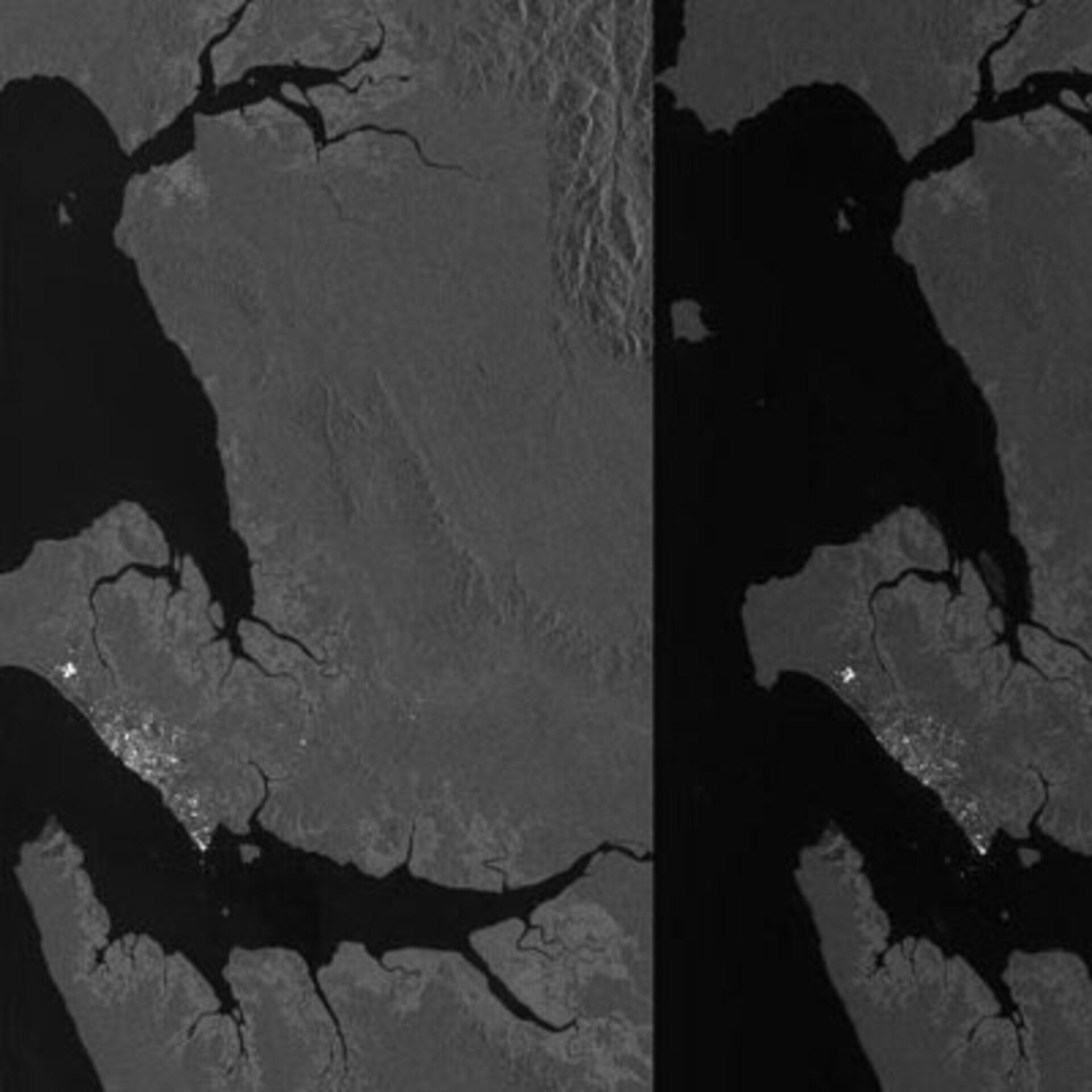 ASAR image over Libreville, Gabon