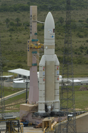 Flight 164 on its way to the launch pad