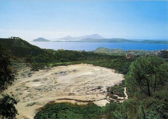 Solfatara crater in the Phlegrean Fields