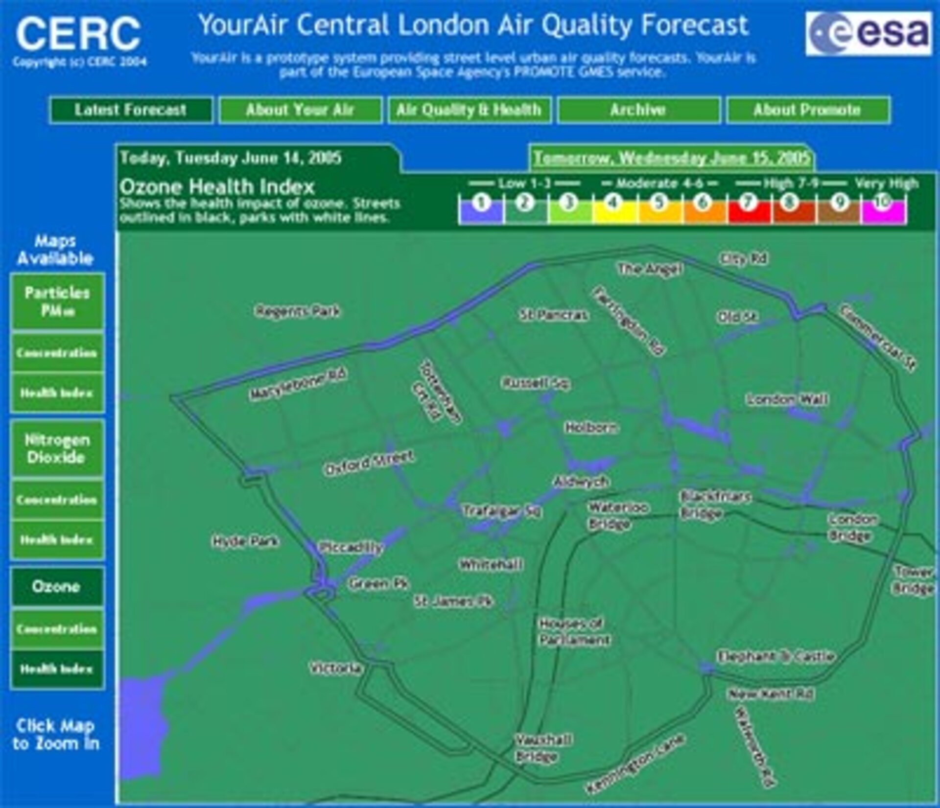 YourAir service for Central London