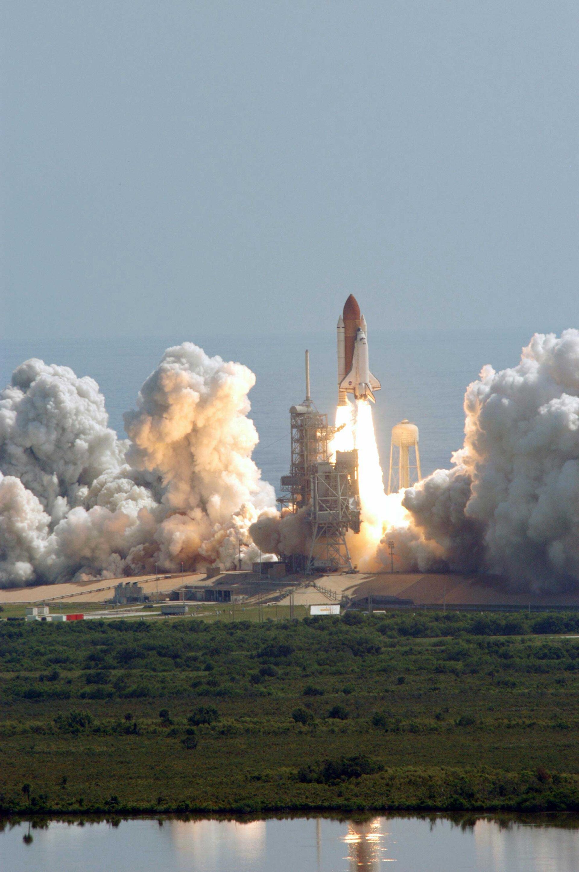 Lift-off of Space Shuttle Discovery 26 July
