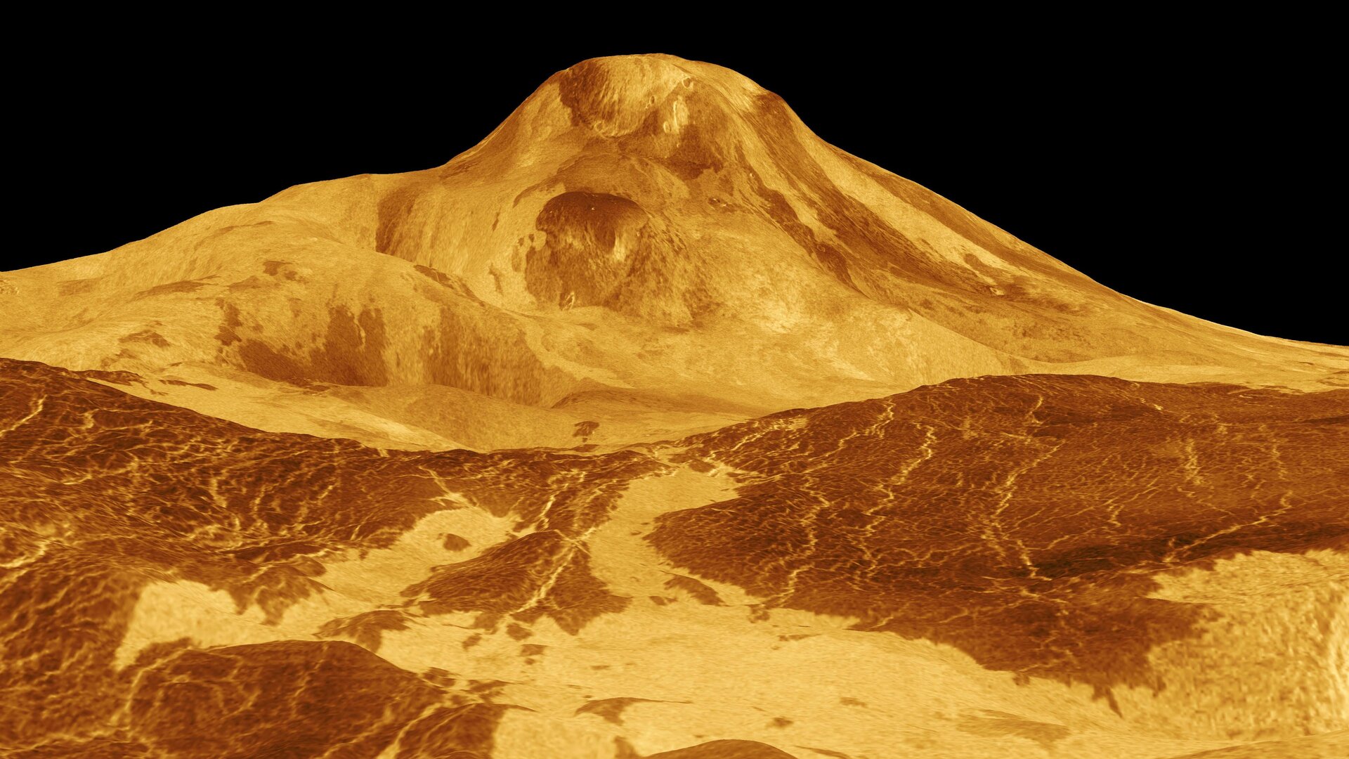 Maat Mons on Venus