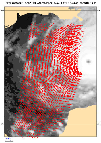 ERS-2 scatterometer data