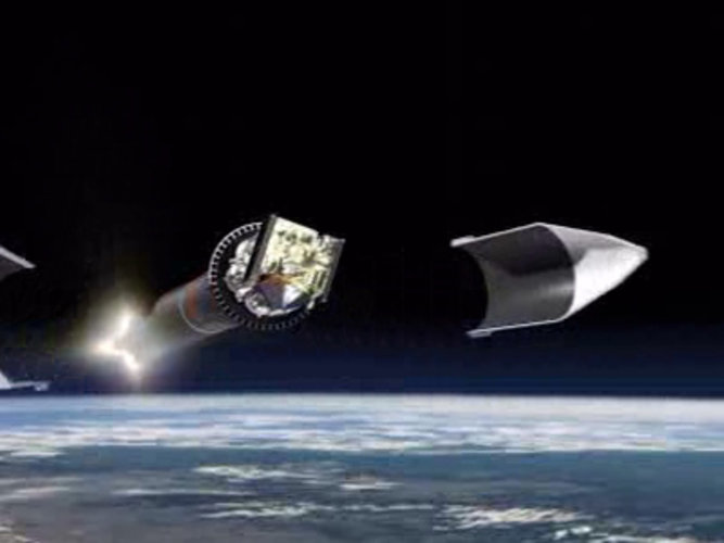 Fairing jettison during Venus Express launch