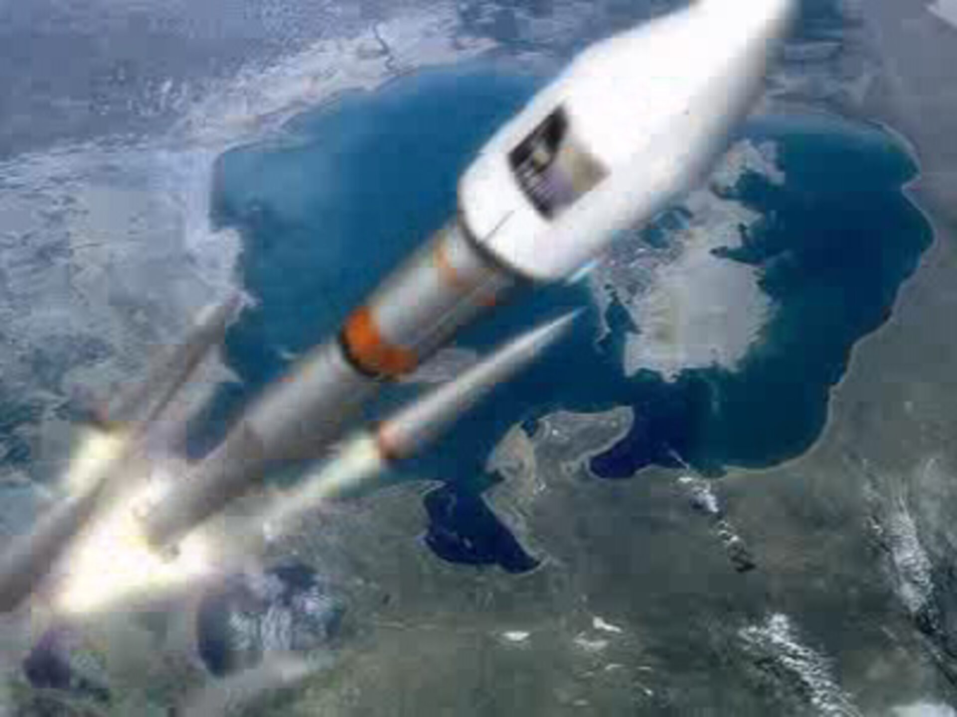 Soyuz strap-on booster separation