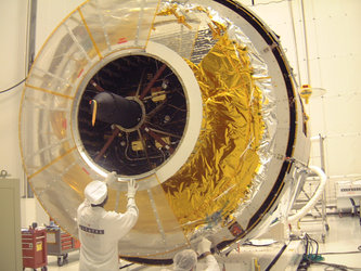 Toroidal Pattern Antenna (TPA) installed on MSG-2