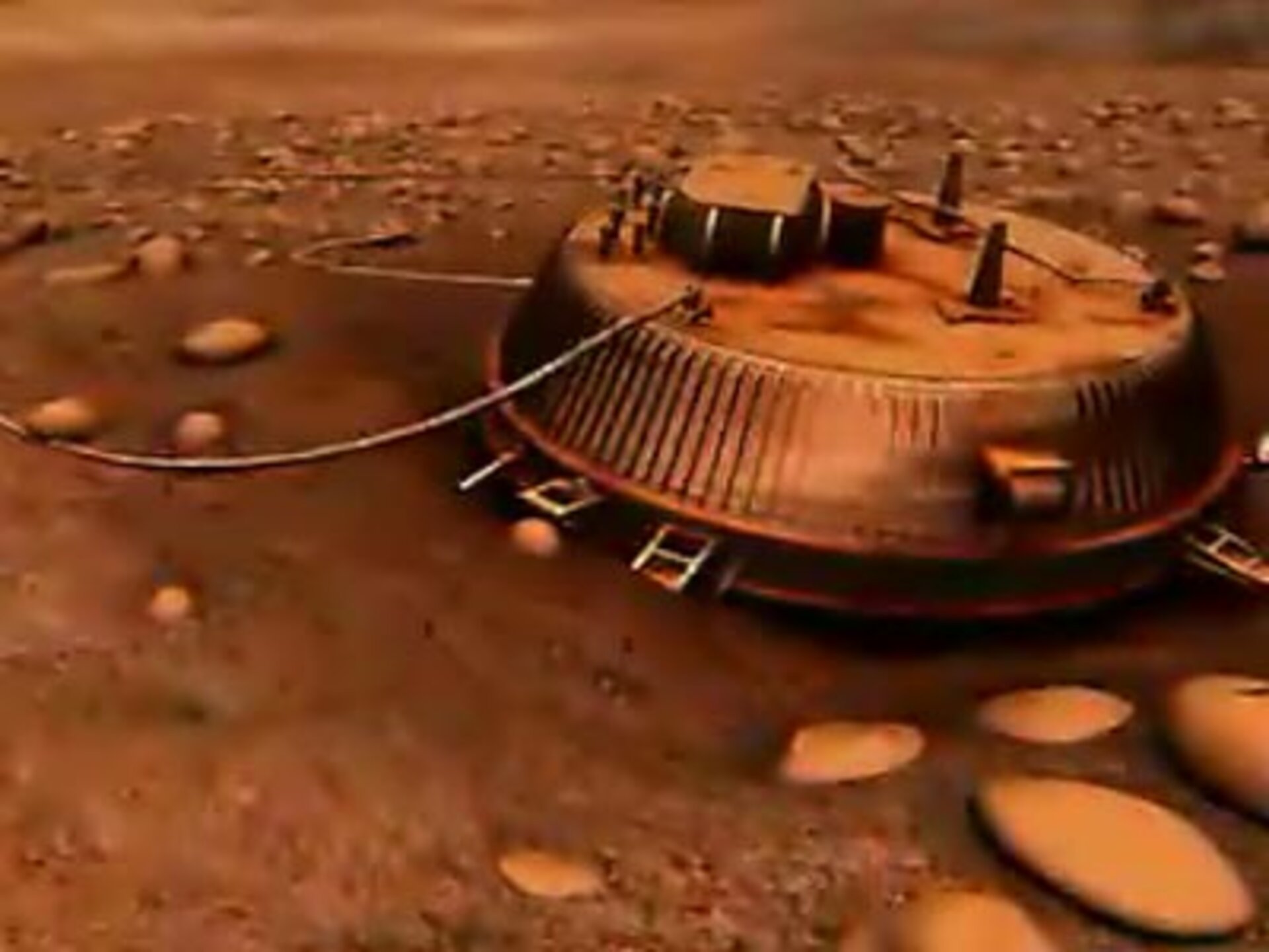 Area surrounding the Huygens landing site