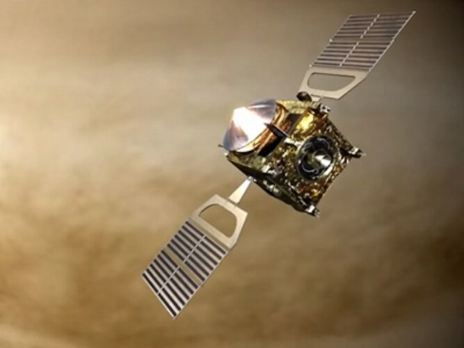 Animation of Venus Express at Venus