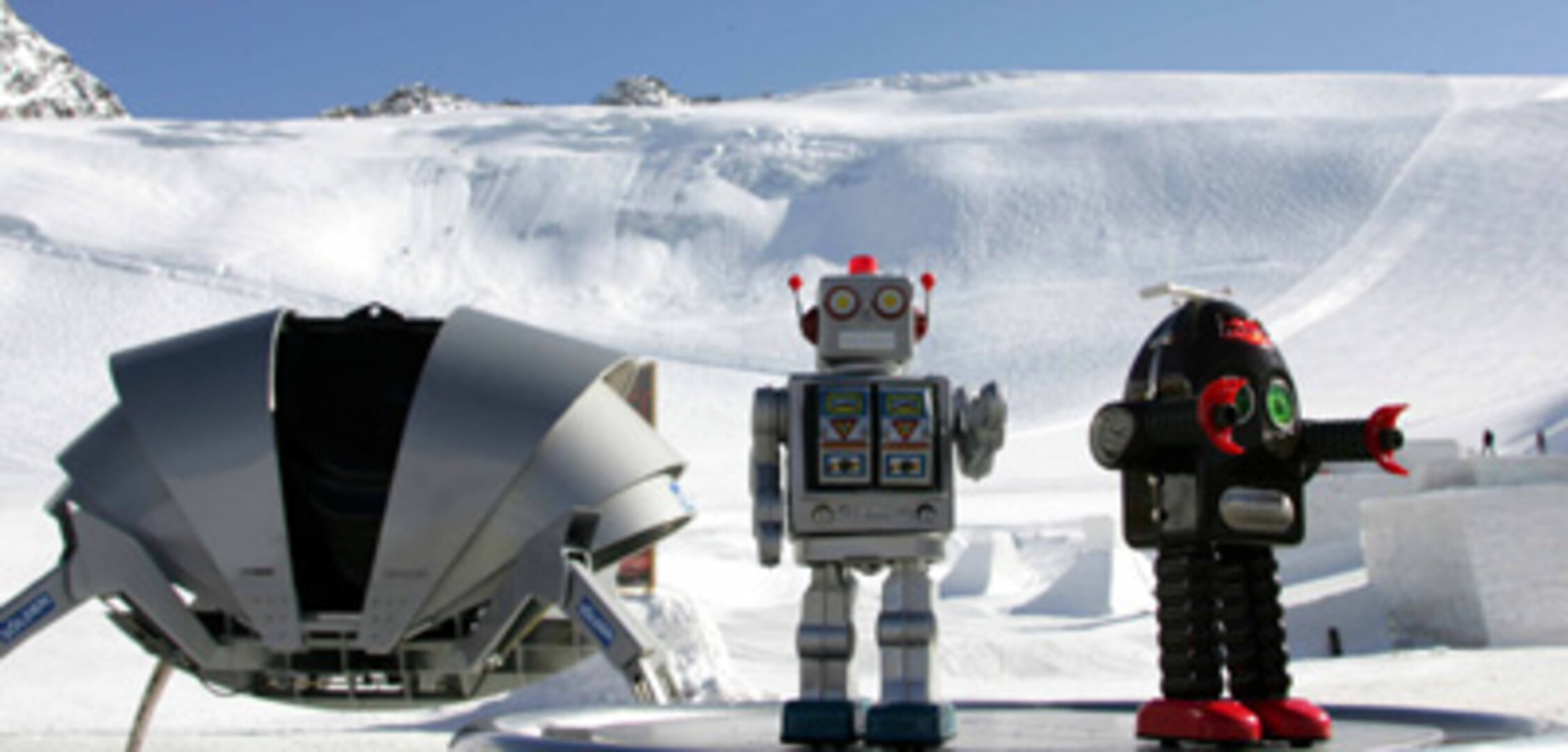 Die "Marsbasis" TROI auf dem Rettenbach-Gletscher