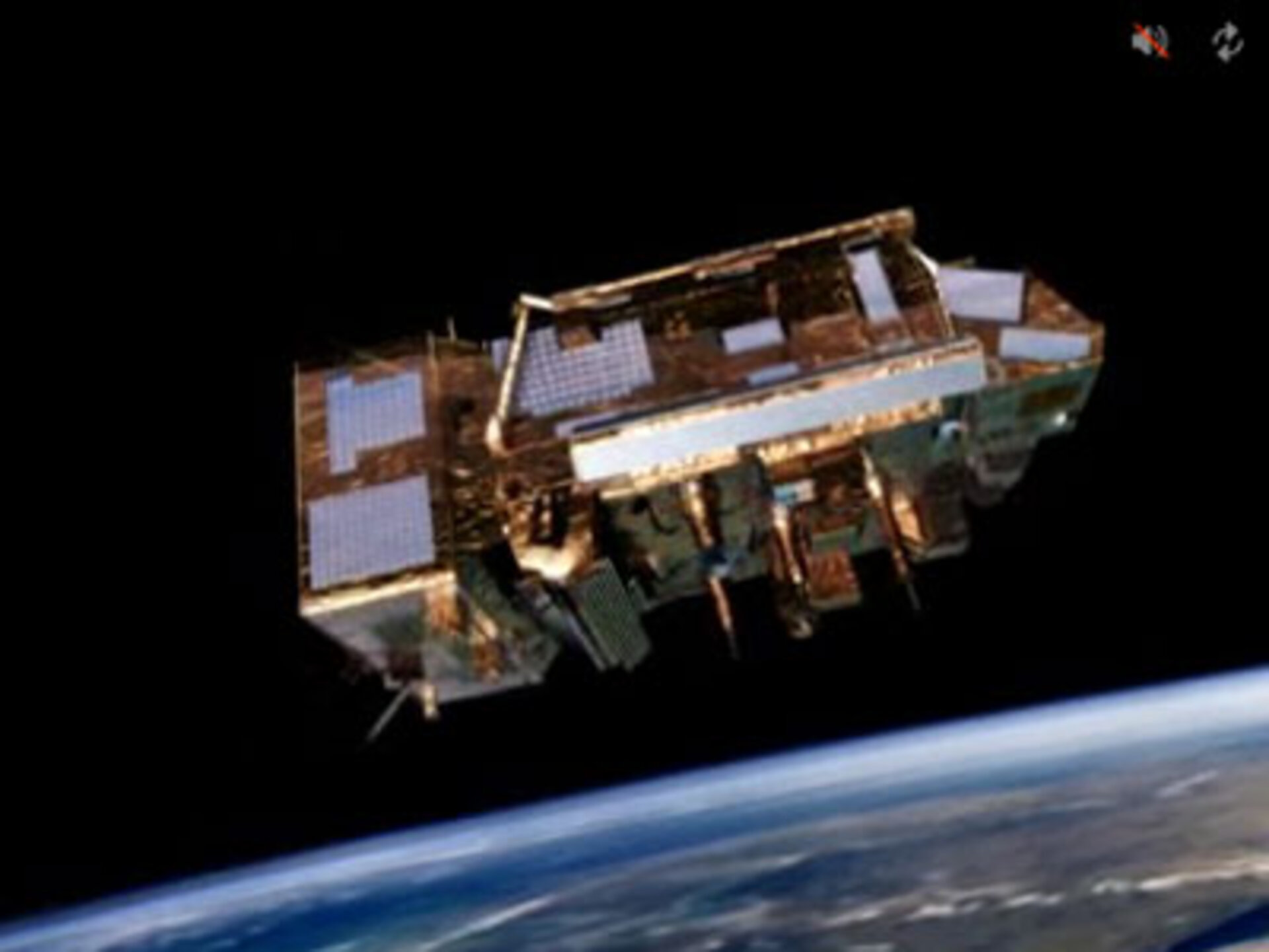 MetOp reorientation prior to solar array deployment