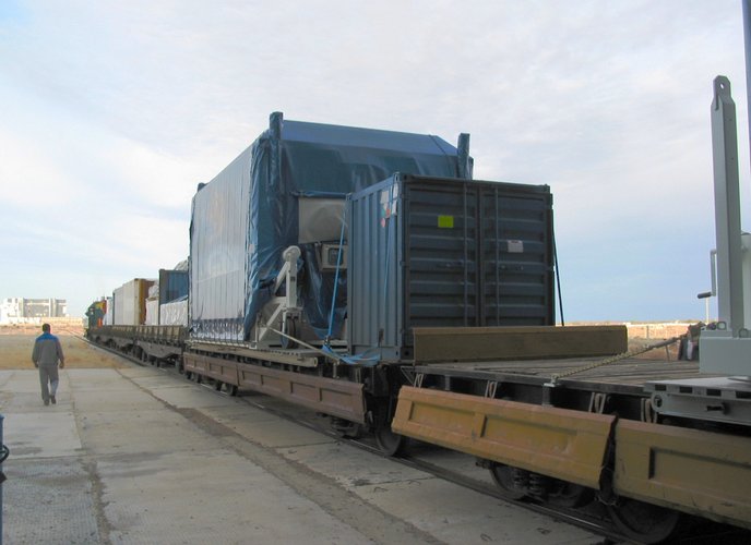 MetOp's journey to Baikonur Cosmodrome