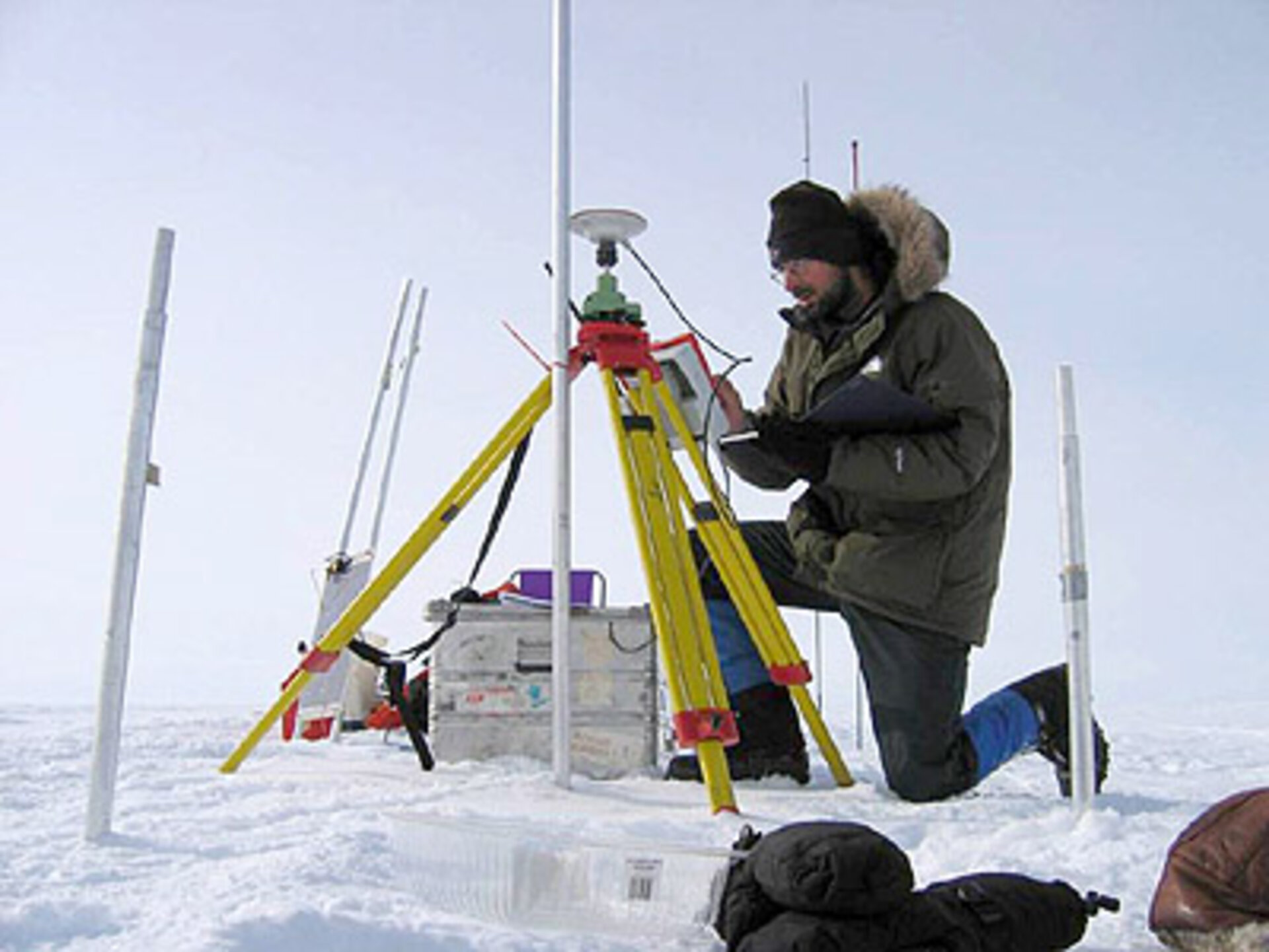 Taking GPS height measurements