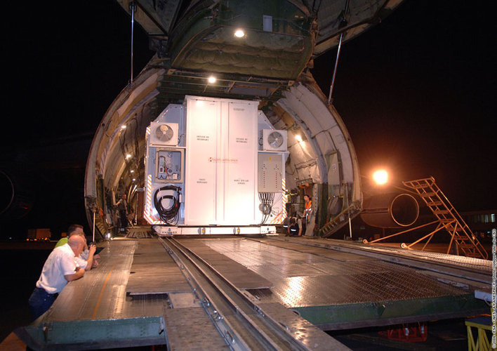 Thaïcom 5 arrives at Rochambeau