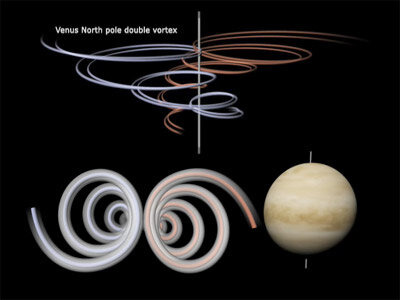 I vortici polari di Venere
