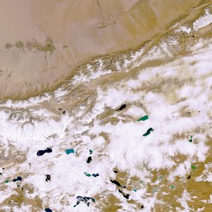 Envisat image of the Tibetan Plateau